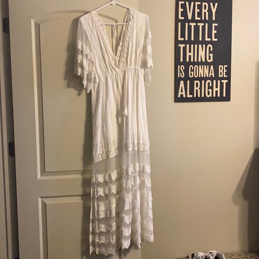 White vici dress